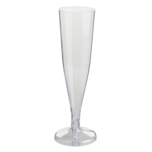 Engangs champagneglas 
