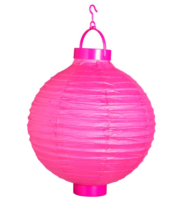 LED Lanterne til ophæng Pink