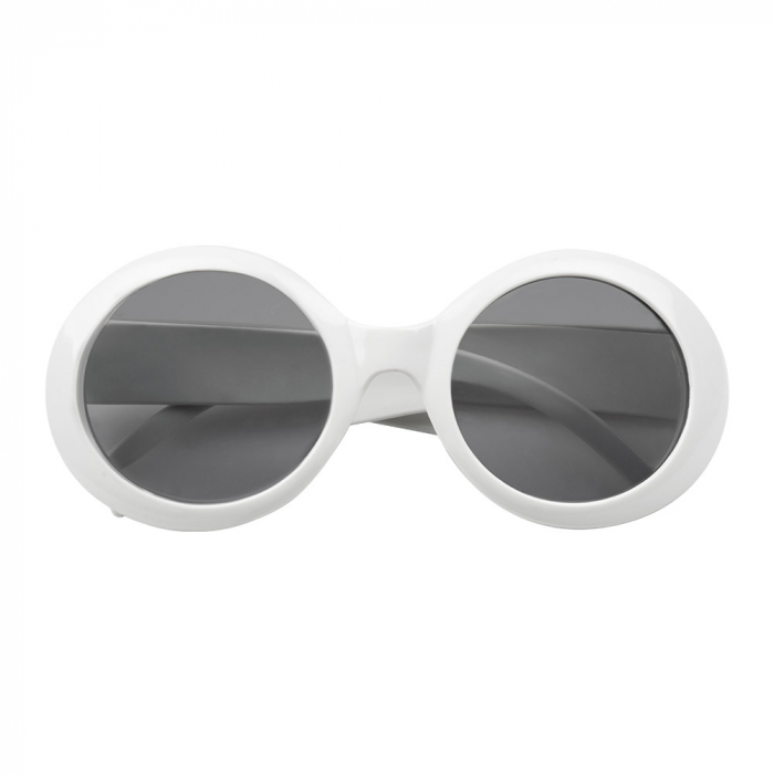 Runde hvide Jackie solbriller