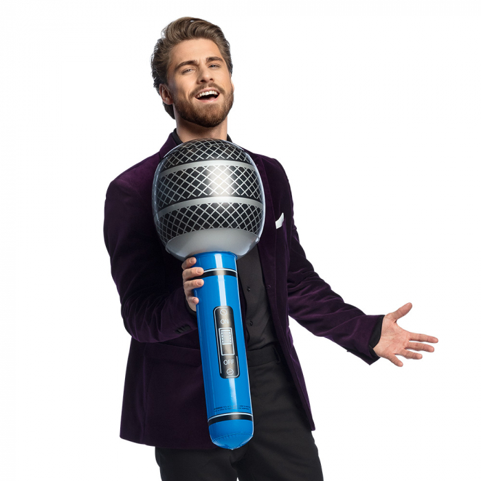 Oppustelig mikrofon - 76 cm