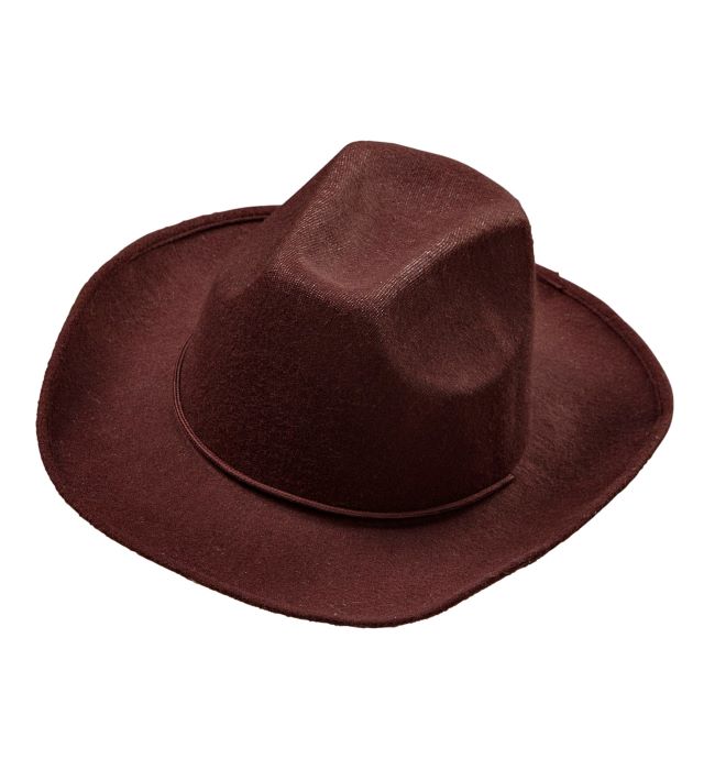 Western Cowboy Hat Brun