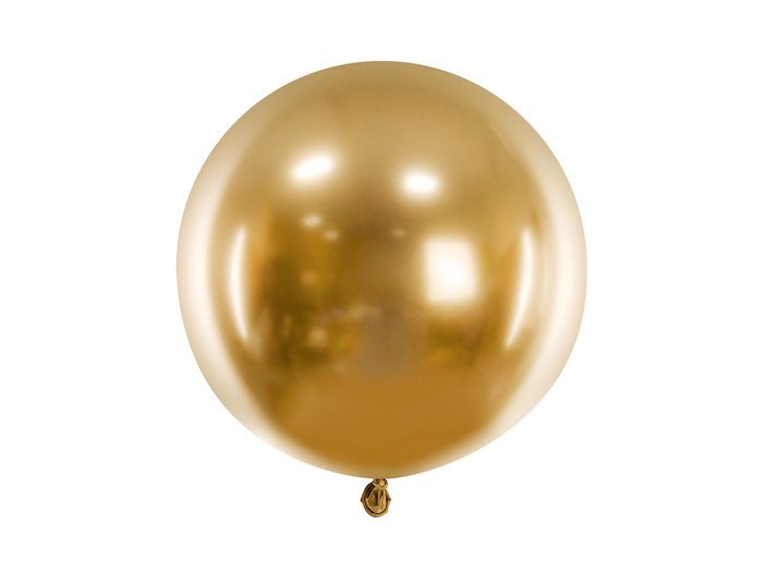 Guld Chrome ballon 60 cm