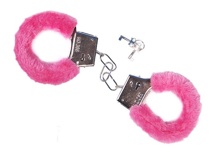 Billede af Pink Plys Håndjern inkl. 2x Nøgler