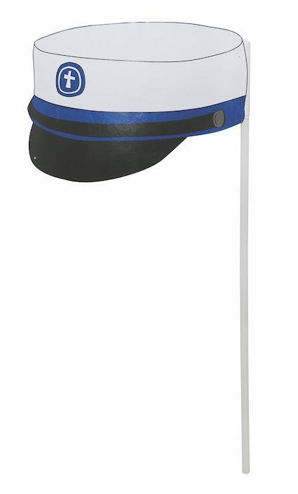Køb Blå Studenterhue Flag 10x - 50 cm - Pris 59.00 kr.