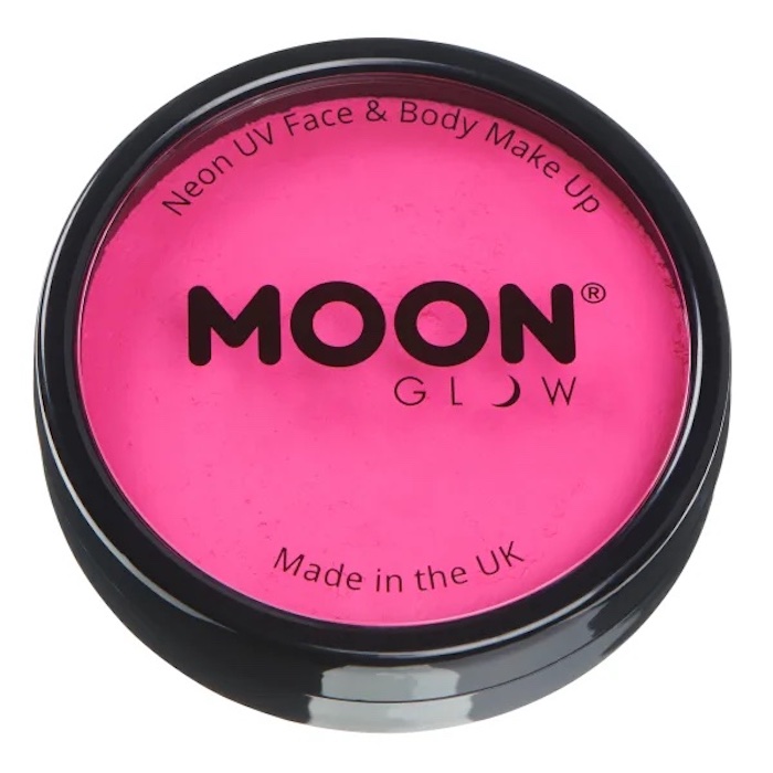 Billede af Neon UV Ansigts Og Kropsmaling Intens Pink 36 g Moon Creations
