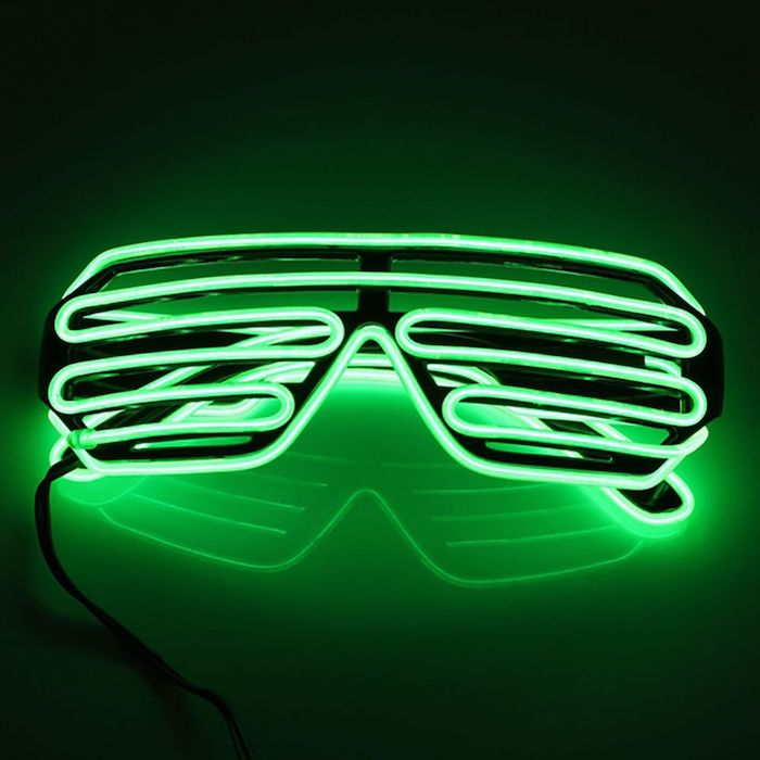 Billede af LED briller Grøn