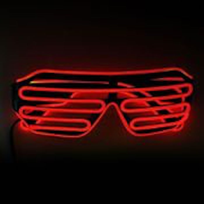 LED briller Rød