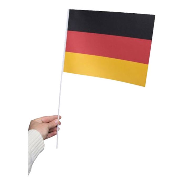 Tyskland Papirflag 10x - 40 cm