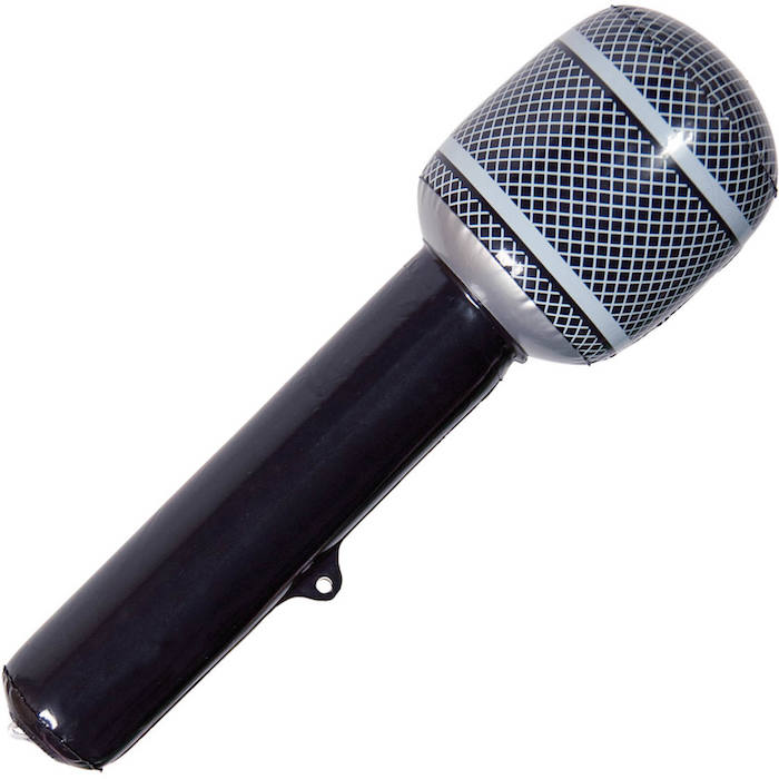Oppustelig Mikrofon - 31 cm