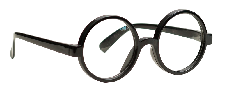 Billede af Runde klare briller uden styrke unisex