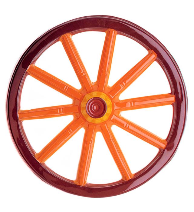 Billede af Plastik vogn hjul - Ø 50 cm