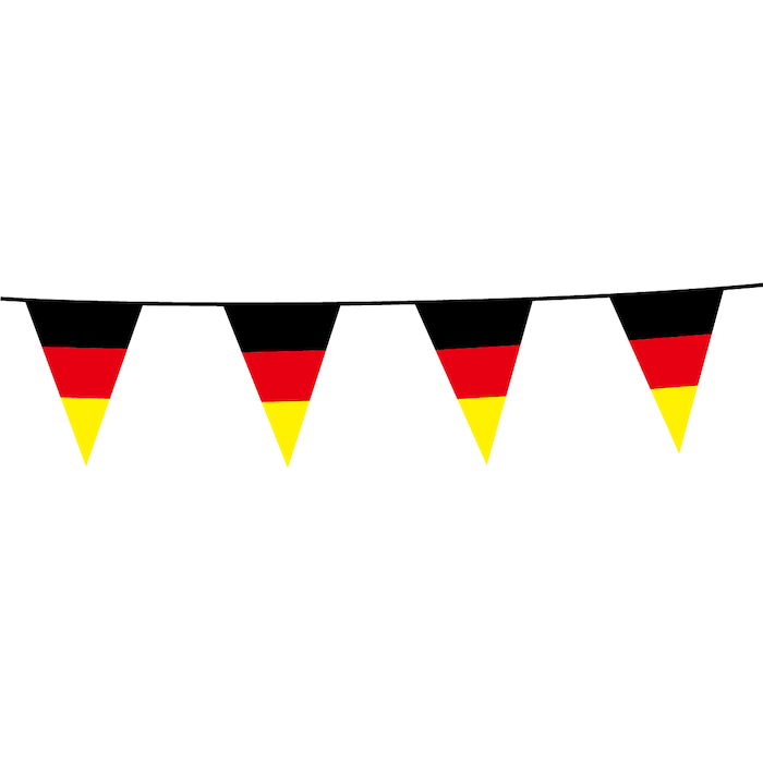 Tyskland Flagguirlande - 10 meter