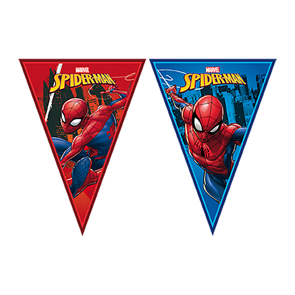 Spiderman flagguirlande 2,3 m