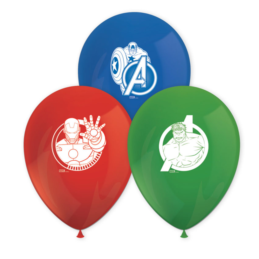 Balloner med Avengers motiver 8x