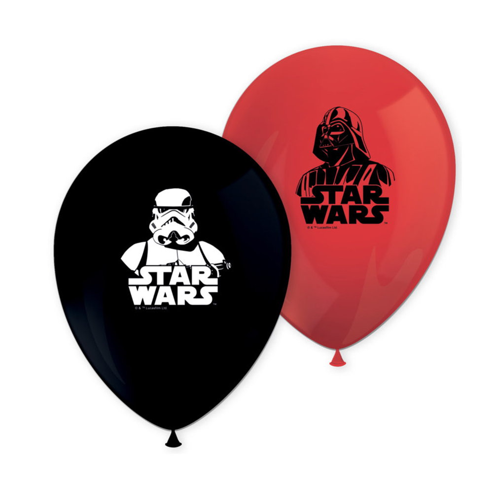 Balloner med star wars motiver 8x
