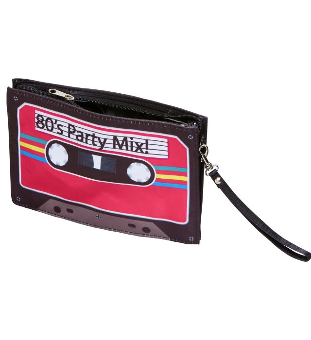 Se 80´er kassettebånd håndtaske hos PartyVikings.dk