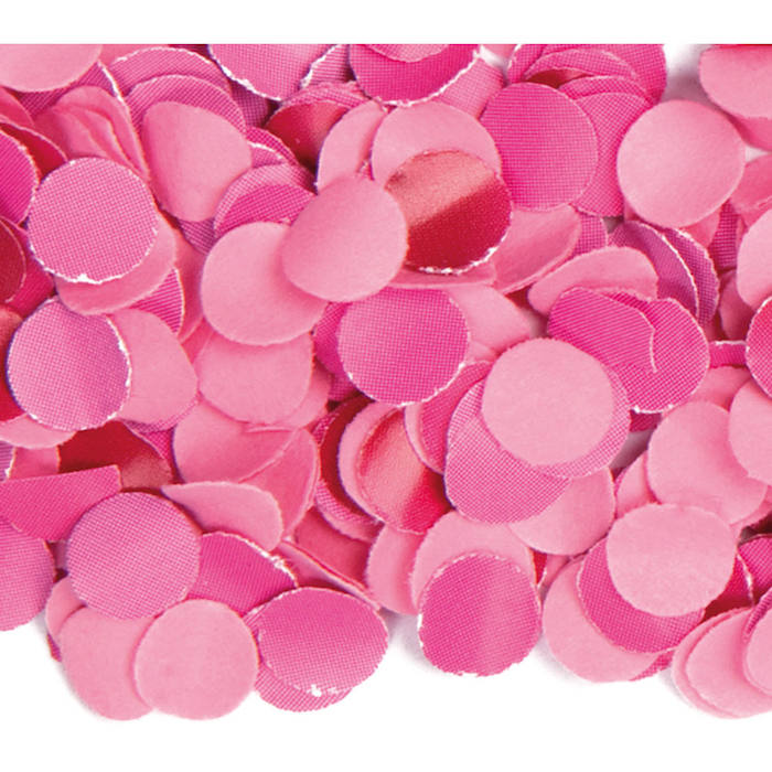 Pink løs konfetti - 1 kg
