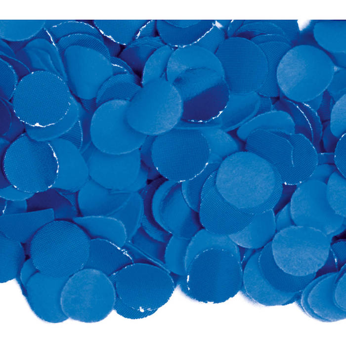 Blå løs konfetti - 1 kg