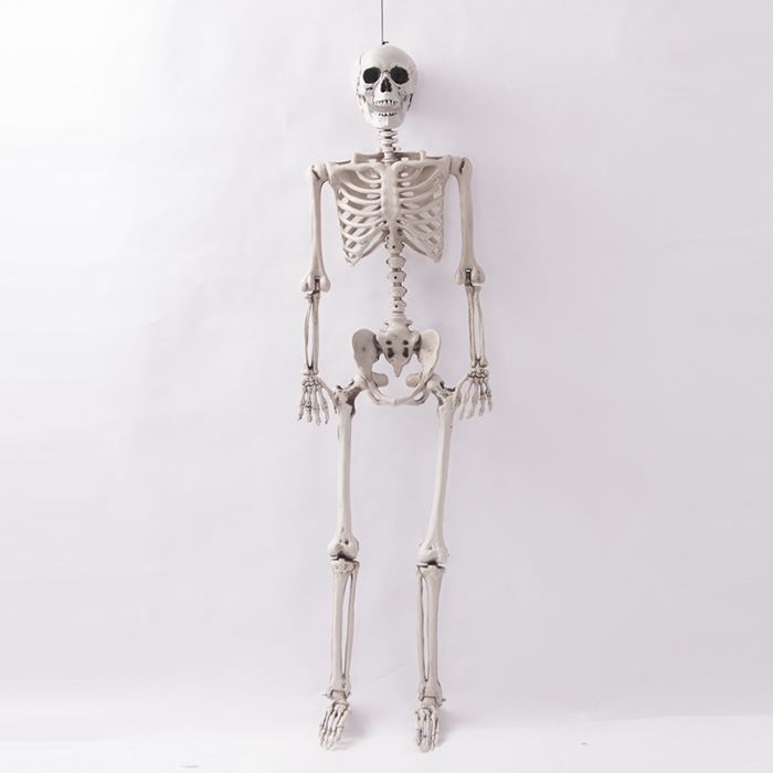 Hængende menneske skelet dekoration - 90 cm