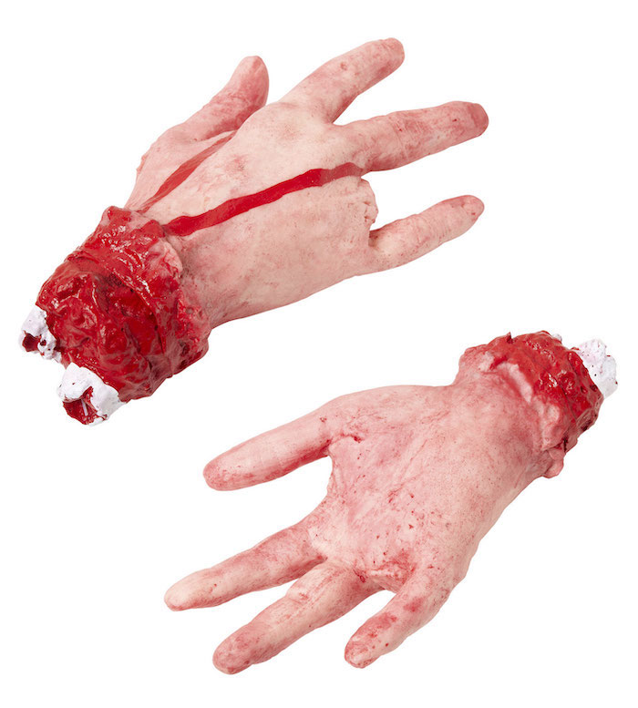 Billede af Afskåret blodig hånd