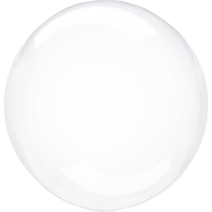 Transparent Krystal Klar Folie Ballon 40 cm