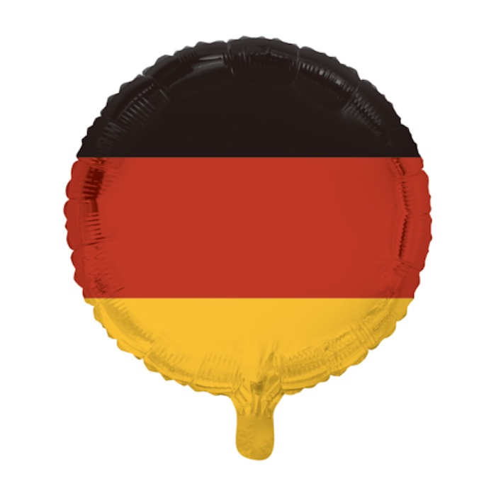 Tyskland Folieballon Rund - 45 cm