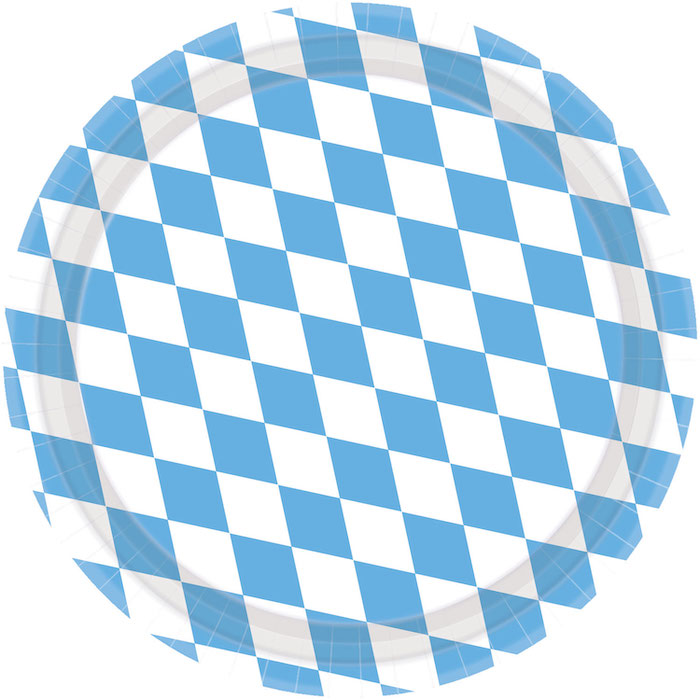 Billede af Oktoberfest Paptallerkner 8x - 23 cm