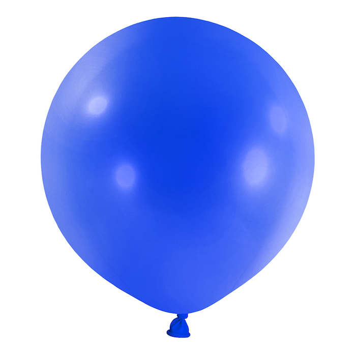 Blå Jumbo Ballon - 60 cm
