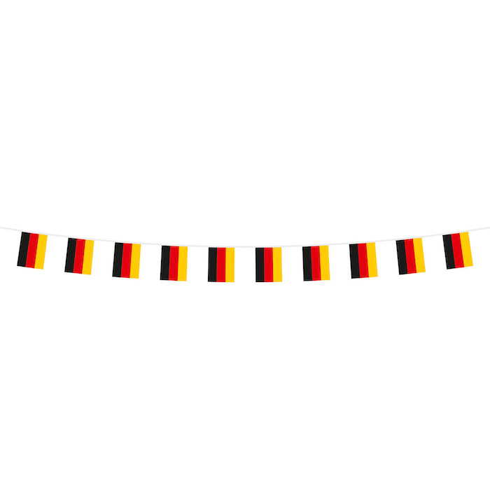 Tyskland Flagguirlande - 3 meter