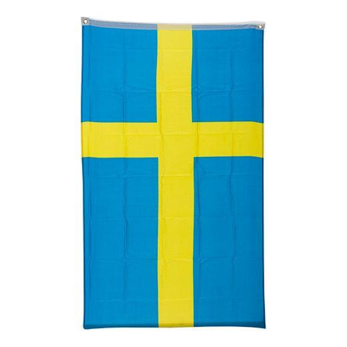 Se Svensk Flag 150x90 cm hos PartyVikings.dk
