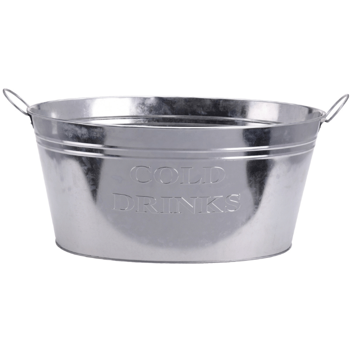 Serveringsbalje oval m. håndtag – 50×34 cm