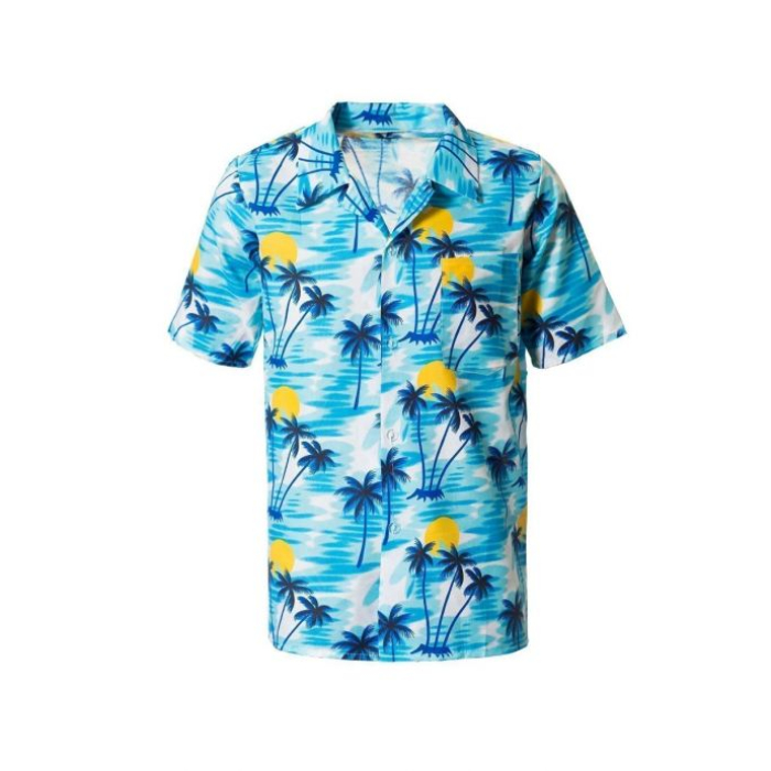 Hawai skjorte blå