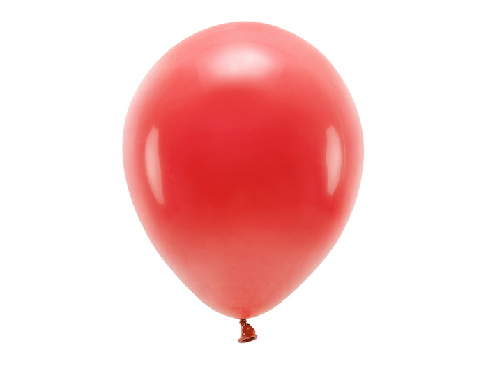 Pastel Rød Ballon 30 cm - 10x