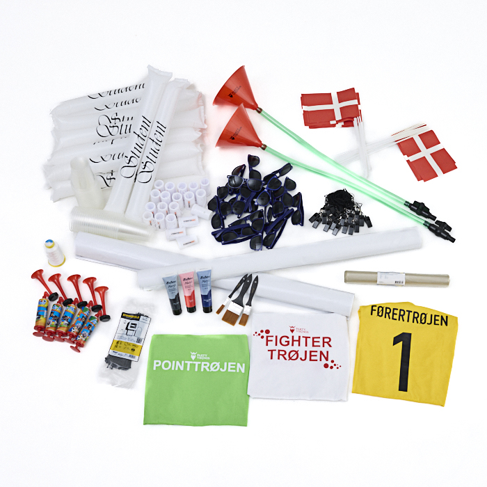 Blå studentervogn grundpakke 2 dags