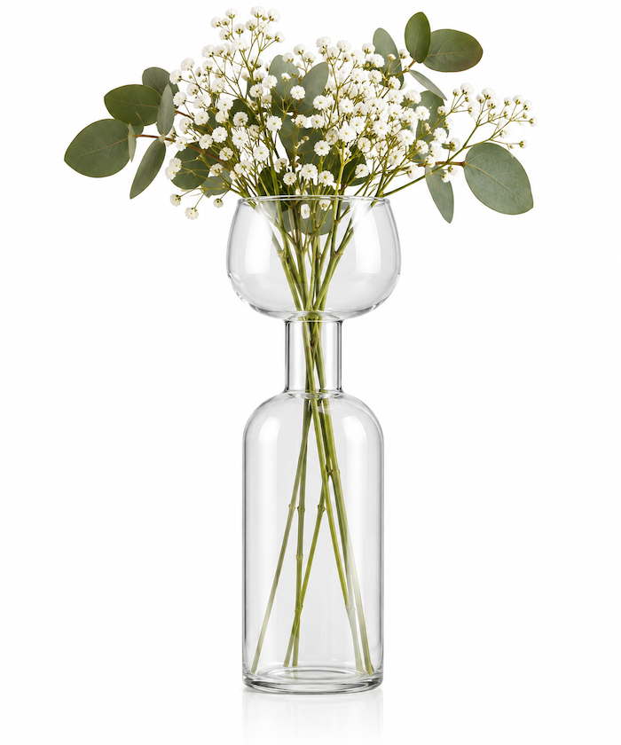 Vinflaske vase 750 ml