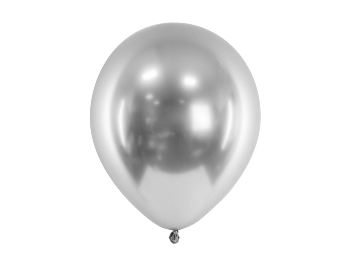 Sølv Chrome Balloner 10x - 30 cm