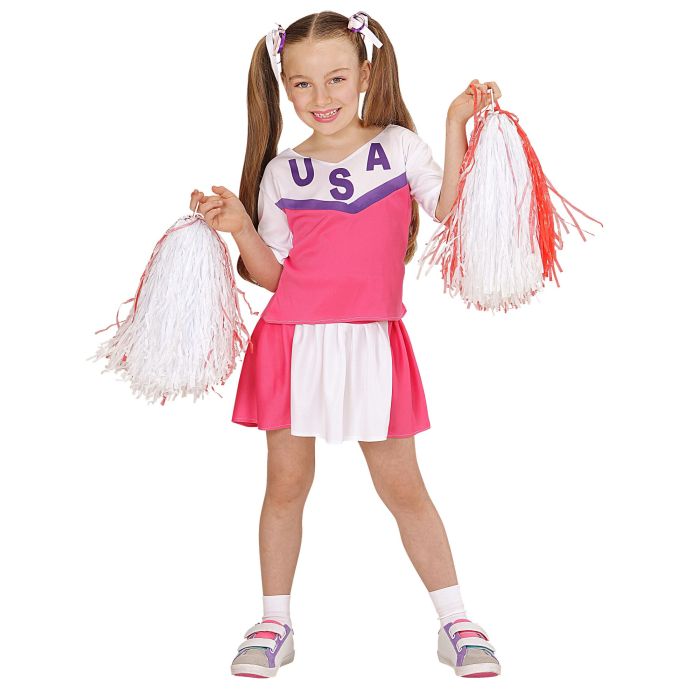 USA cheerleader kostume til piger