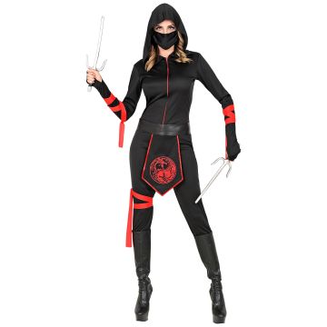 Ninjadragt kostume til damer