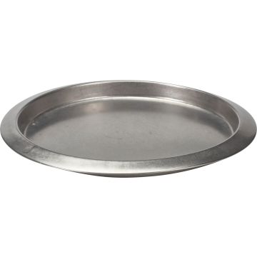 Rund serveringsbakke i rustfrit stål Ø 35 cm