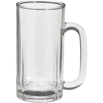 Ølkrus i klart glas 550 ml