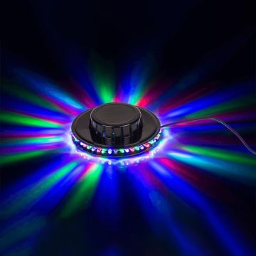 LED Fladt Diskolys 
