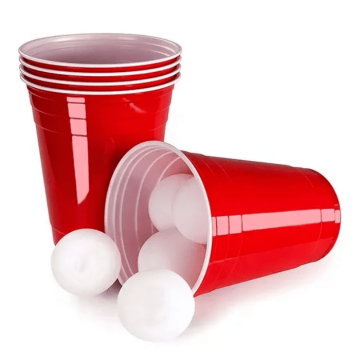 Beer pong sæt inkl 22 kopper og 15 bolde