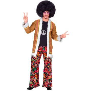 Woodstock hippiefrakke med bukser til herrer