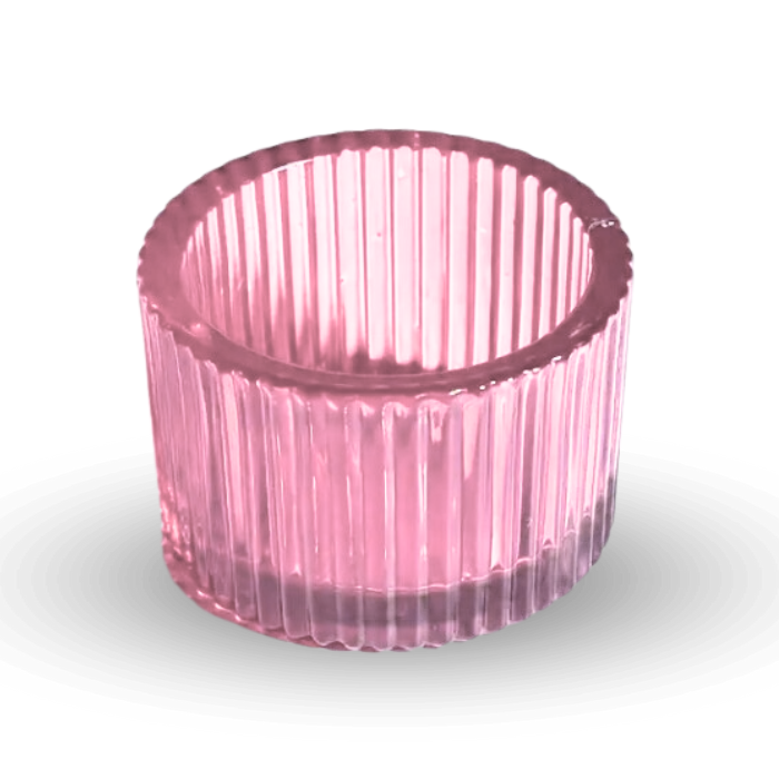 Fyrfadsstage pink 5 cm