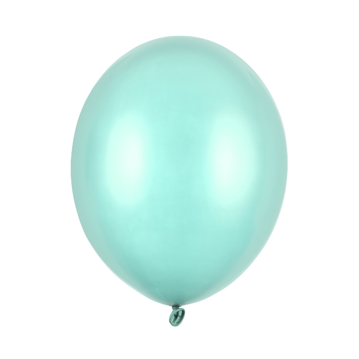 Metallic Mint Balloner 10x - 30 cm
