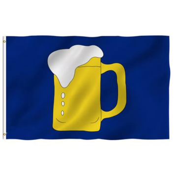 Banner med ølprint - 150x90 cm