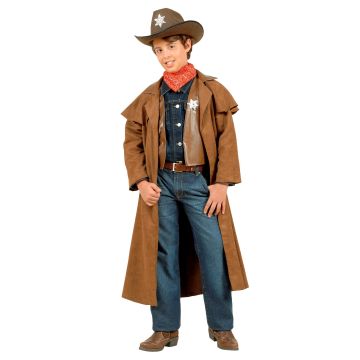 Cowboykostume med lang frakke