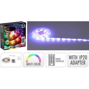 RGB LED-strip 10 meter med fjernbetjening