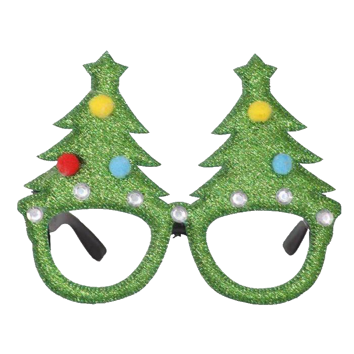 Julebrille med Juletræ