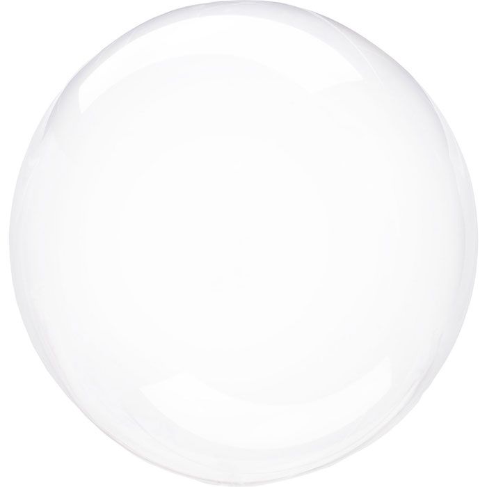 Transparent krystal klar folie ballon -  Ø45-55 cm